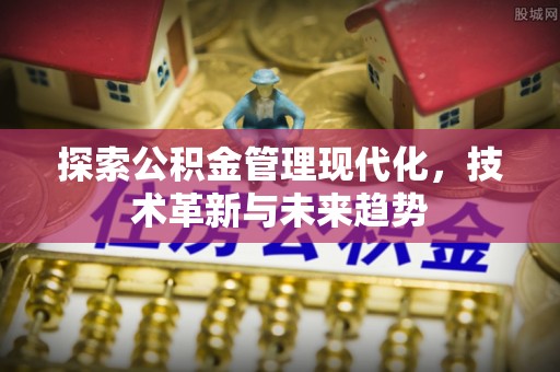沈阳探索公积金管理现代化，技术革新与未来趋势