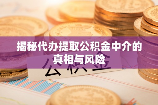 沈阳揭秘代办提取公积金中介的真相与风险