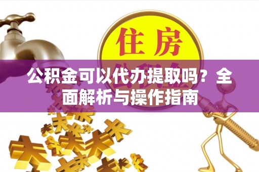 沈阳公积金可以代办提取吗？全面解析与操作指南