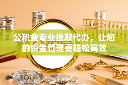 沈阳公积金专业提取代办，让您的资金管理更轻松高效