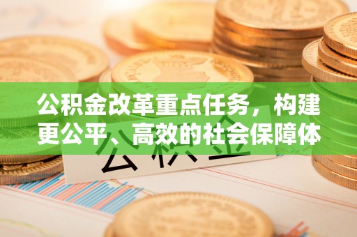 沈阳公积金改革重点任务，构建更公平、高效的社会保障体系