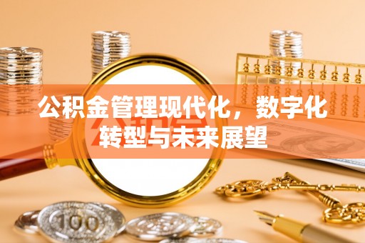 沈阳公积金管理现代化，数字化转型与未来展望