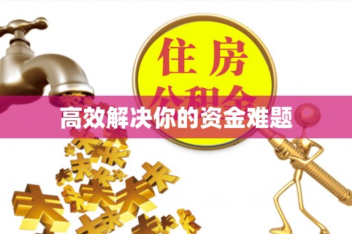 沈阳高效解决你的资金难题