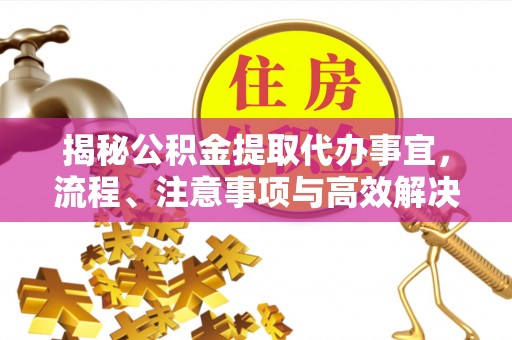 沈阳揭秘公积金提取代办事宜，流程、注意事项与高效解决方案