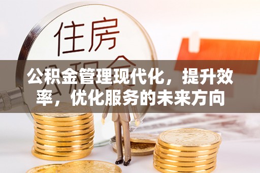沈阳公积金管理现代化，提升效率，优化服务的未来方向