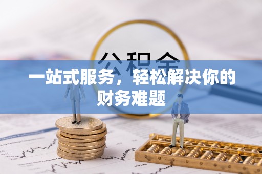 沈阳一站式服务，轻松解决你的财务难题